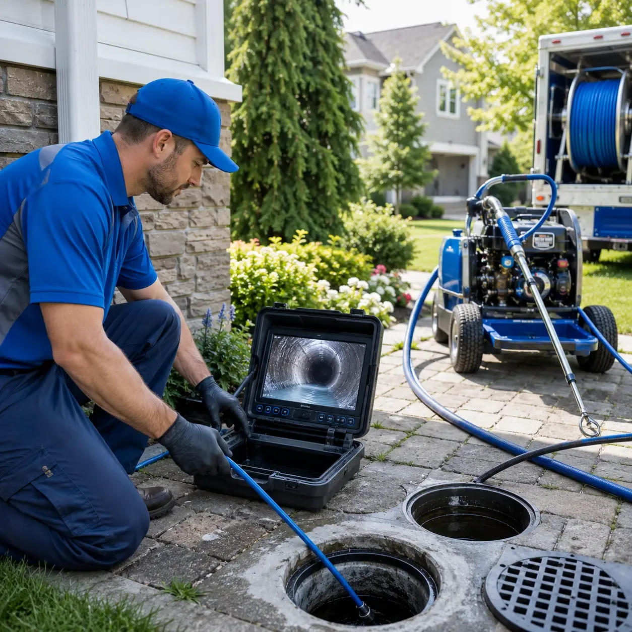 Outdoor drain cleaning professionals serving Union, MS